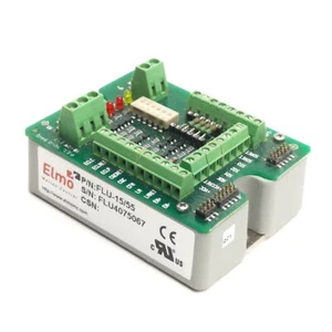 Servoamplificador Elmo Motion Control FLU-15/55, fuente de 10-56 VCC, 15/30 amperios, salida de CC - Imagen 1 de 6