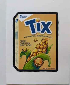 Topps Wacky Packages Kix Cereal Parody Original Art Tix - Picture 1 of 1