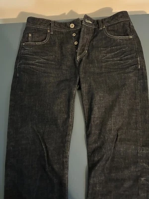 James Perse Selvedge Denim Jeans Standard Button Fly 32 x 29 Dark Blue Japan - Image 1 of 4