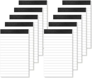 10 Pack Small Note Pads 3X5 Lined Writing Pads Mini Notepads Small Pads of Paper - Picture 1 of 11