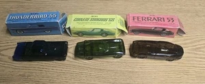 Lot of 3 Vintage Avon Auto Collector Cologne Bottles w/ Varied Contents - Picture 1 of 3