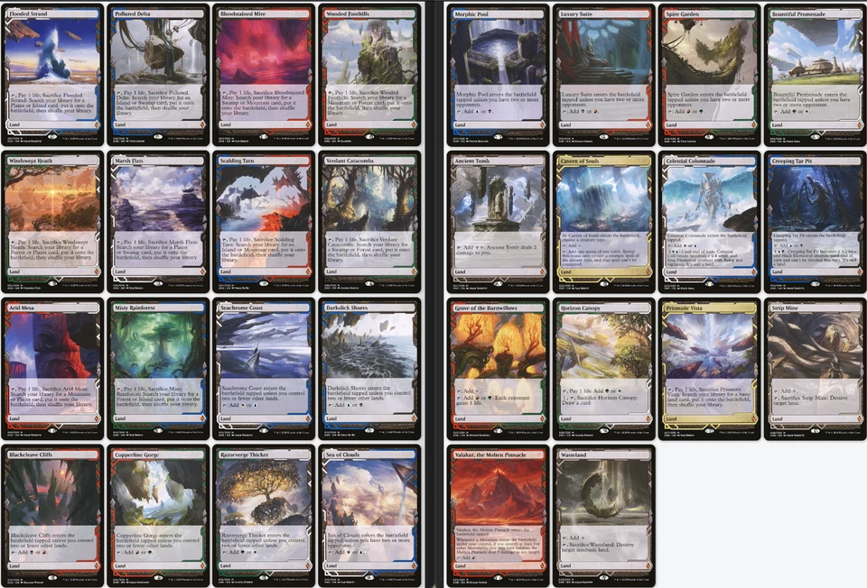Fetchland, Wasteland, Seachrome Coast &more, ZNR Expedition FOIL - Mix&Match MtG - Image 1 of 1