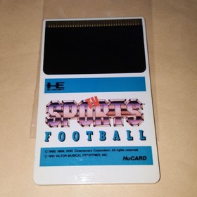 PC Engine TV Sports Football TV SPORTS FOOTBALL Japan Region
