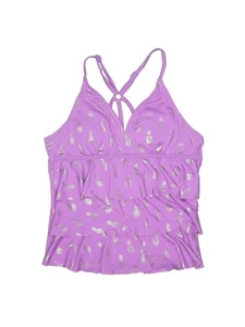 Justice Girls Purple Active Tank 16 - Picture 1 of 2