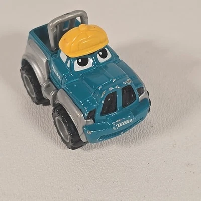 2000 Tonka Lil' Chuck & Friends Diecast Teal Pickup Workin' Chuck 2.5" Truck - Image 1 of 4