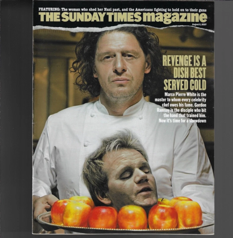 The Sunday Times Magazine - Marco Pierre White GORDON RAMSAY - Image 1 of 1