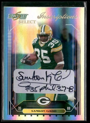 2006 Score Select #98 Samkon Gado Inscriptions AUTO #/100 - Image 1 of 2