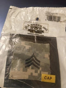 U S Army Patch- ACU Hat/cap Sergeant-  (25-162) - Picture 1 of 2