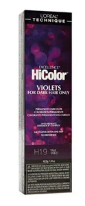 (5 Pack) Loreal Exc. Creme HiColor 1.74oz - H19 True Violet UGLY BOXES NEW - Picture 1 of 1
