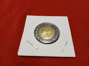 500 Lire Münze Italien 1992 - ungewöhnlicher Glanz - Bild 1 von 2