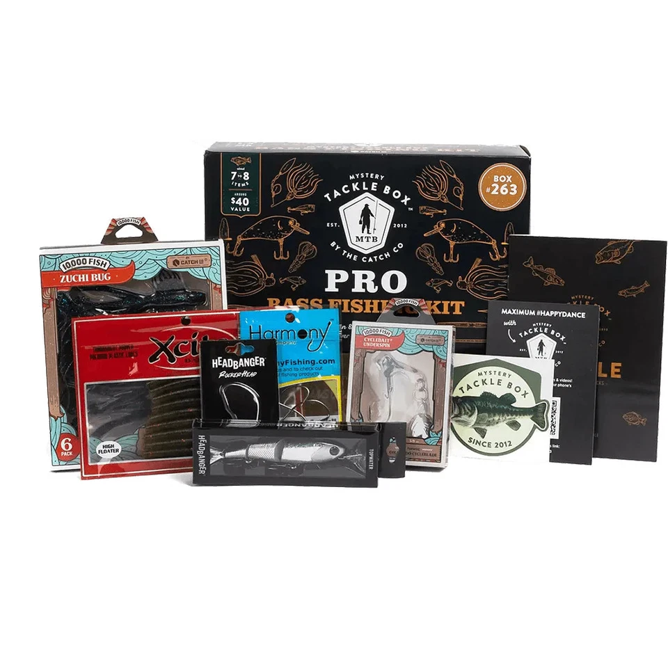 MYSTERY TACKLE BOX REGULAR BASS FISHING KIT - NON-LEAD - Image 1 of 1