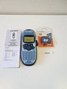 Dymo LetraTag LT-100H Handheld Label Maker  Blue LCD, - Picture 1 of 6
