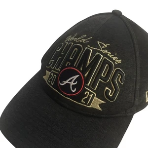 Atlanta Braves Mütze Cap Snap Back schwarz MLB Baseball World Series Champs New Era - Bild 1 von 9