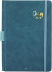 A5 2024 Daily Planner Diary With Pocket - Jan-Dec Page A Day, 14.8X21.4Cm