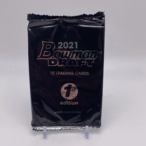 ๐ฅ 2021 Bowman Draft 1st First Edition Baseball Factory Sealed Hobby Pack ๐ณ๏ธ - Picture 1 of 10