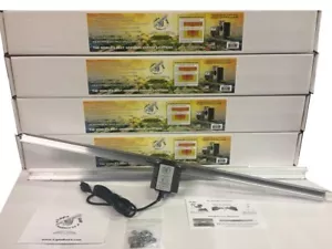 (4) Light Rail 3.5 Kit Motor w Rail Grow Light Mover Genuine Solidly Made in USA - Picture 1 of 8