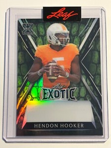 2023 Leaf Exotic HENDON HOOKER Vols Detroit Lions Unsigned Production Proof 1/1