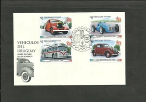 URUGUAY 1998 BUS, CARDS FDC - Picture 1 of 1