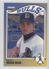1990 Sportsprint Herald-Sun Durham Bulls Brian Deak #4