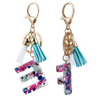  2 Pcs Key Chain Pendant Tassel Bag Car Keychains The Gift Decoration Miss