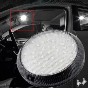 DC 12V 46 LED Car Auto Round Dome Roof Ceiling Light Interior Bright White - Imagen 1 de 5