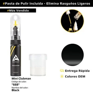 Pintura de retoque para Mini Clubman codigo: 668 Black - Imagen 1 de 10