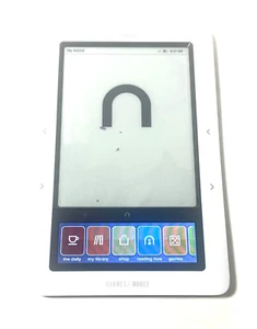 BARNES & NOBLE NOOK 1ST EDITION E-READER BNRZ100 WHITE/GREY CIB - Picture 1 of 4