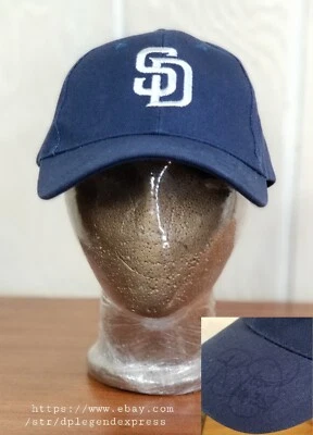 Gorra Padres San Diego Randy Jones #35 firmada con autógrafo Venture 41  Foto 1 de 4