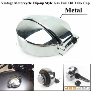Motorcycle Gas Fuel Tank Oil Tank Cap Cover Lock for Honda GL CB 125 450 650 750 - Bild 1 von 11