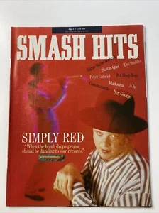 SIMPLY RED :SMASH HITS MAGAZINE -1986 - SIGUE SIGUE SPUTNIK POSTER / MADONNA - Bild 1 von 12