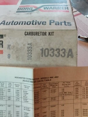 1970 1971 1972 Pontiac Firebird Tempest LeMans Rochester For MV Carb Kit Ventura - Image 1 of 2