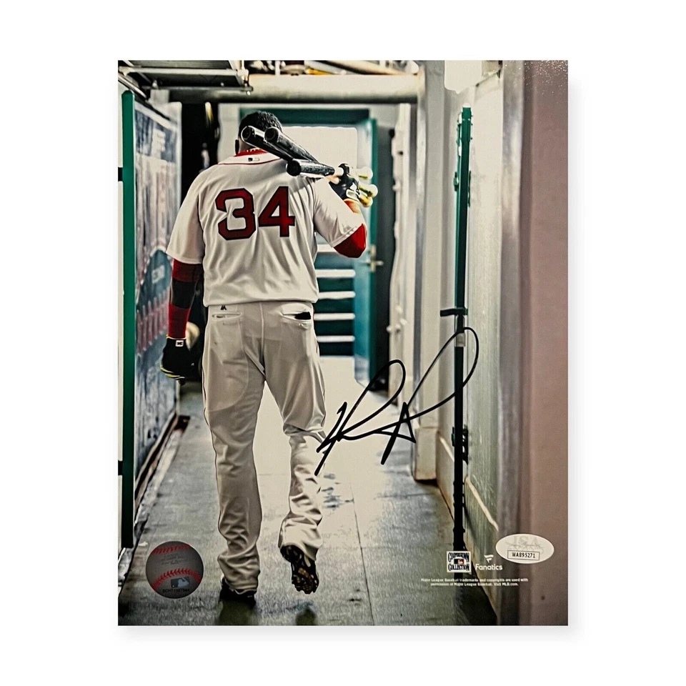David Ortiz Signed Autographed 8x10 Photo Boston Red Sox JSA - Image 1 of 1