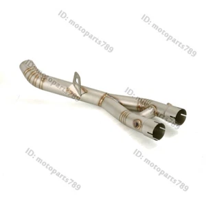 For Yamaha YZF R1 2015-2025 MT-10 FZ10 2015-2021 Exhaust Mid Link Pipe Slip Tips - Picture 1 of 9