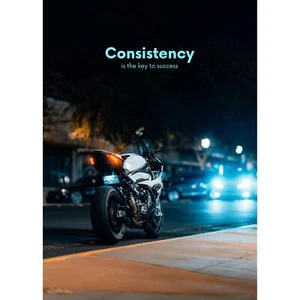 Motivational Poster - BMW Inspired S1000RR Inspiring Text 006 - Picture 1 of 14