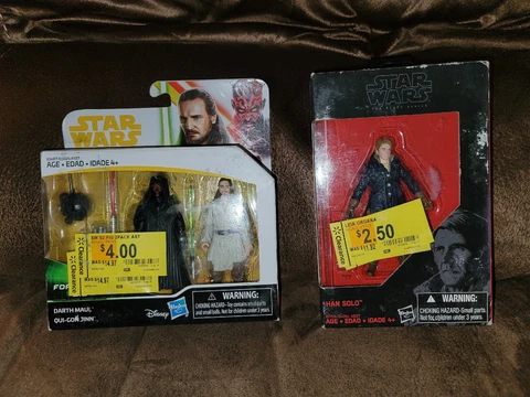 Hasbro Star Wars The Black Series Han Solo Action Figure NIB with Darth Maul ➕️ Cover