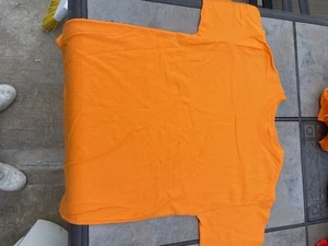 hanes kids orange shirts s/m/l/xl 10 Shirts For $12 - Picture 1 of 5