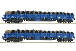 Roco 6600099 Juego de 2 vagones PKP 30 ruedas de alambre Ep VI a petición ejes Märklin - Imagen 1 de 3