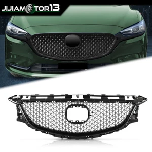 Ajuste para Mazda 6 2014-2016 parachoques delantero capó parrilla nido de abeja cubierta moldura - Imagen 1 de 12