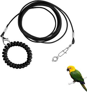 Bird Foot Chain Adjustable Bird Harness and Biting-Resistant Bird Training Toy w - Picture 1 of 7