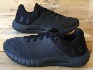 Under Armour Micro G Persuit Low Trainers UK7/US8/EU41 3000011-104 Black - Picture 1 of 12