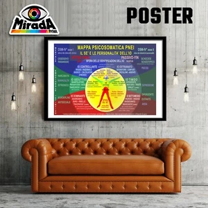 Poster Psychosomatische Karte Pneu Io Se 'Persönlichkeit' Yin Yang Spa Reiki Zen - Bild 1 von 2