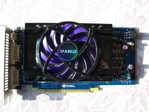 Sparkle NVIDIA GTS450 PCI-e 1GB Dual DVI-I + Mini HDMI Video Graphic Card - Picture 1 of 6