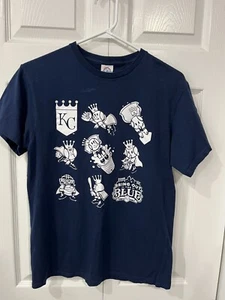 Vintage Kansas City Royals Multi Logo T-Shirt M Delta Pro Weight - Gently Used - Bild 1 von 2