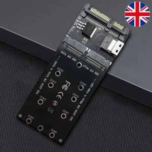 M.2 To SATA Adapter SFF-8654 To M2 NVME SSD 2 in 1 Combo Adapter for Mainboard - Afbeelding 1 van 10