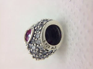 IN MY HEART RUBY PANDORA CHARM NUMBER:791168SRU,GENUINE PANDORA CHARM - Picture 1 of 1