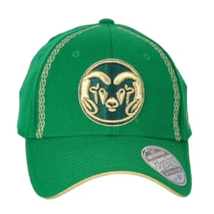 NCAA Zephyr Colorado State Rams Verde Ajuste Flexible Elastizado Extra Grande XL Sombrero Gorra  - Imagen 1 de 3