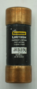 BUSSMANN Limitron JKS-15 15A 600V Industrial Fuse - New & Unused