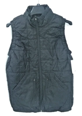 Chaleco de Senderismo Xersion Negro Acolchado Para Mujer Talla Pequeña Bolsillos con Cremallera Foto 1 de 4