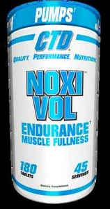 CTD SPORTS NOXIVOL VASODILATOR 180TABS DISCOUNTED L ARGININE BETA ALANINE NITRIC - Picture 1 of 1