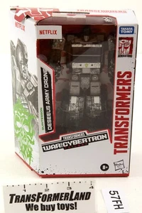 Drone Quintesson Deseeus Army con caja Deluxe Netflix Transformers - Imagen 1 de 3